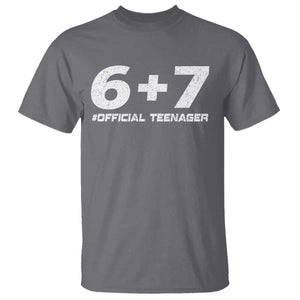 Funny 13th Birthday Official Teenager T Shirt 13 Years Old Boys Kids TS10 Charcoal Print Your Wear