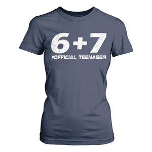Funny 13th Birthday Official Teenager T Shirt For Women 13 Years Old Boys Kids TS10 Navy Print Your Wear