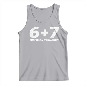 Funny 13th Birthday Official Teenager Tank Top 13 Years Old Boys Kids TS10 Athletic Heather Print Your Wear