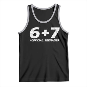 Funny 13th Birthday Official Teenager Tank Top 13 Years Old Boys Kids TS10 Black Athletic Heather Print Your Wear