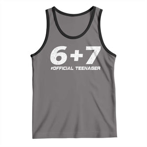 Funny 13th Birthday Official Teenager Tank Top 13 Years Old Boys Kids TS10 Deep Heather Black Print Your Wear