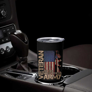 Veteran Of The United States Tumbler Cup Army US Flag Veteran Patriotic TS10 Print Your Wear