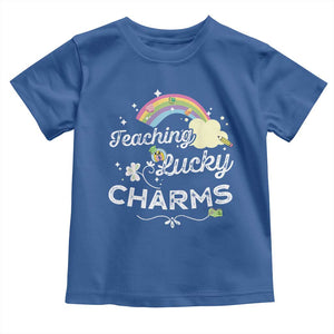 Girls St. Patricks Day Toddler T Shirt Little Miss Shenanigans TS10 Royal Blue Print Your Wear