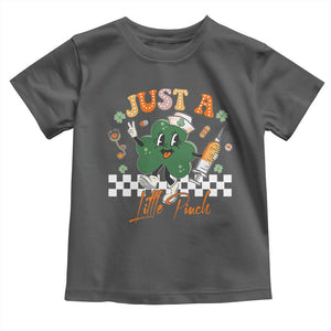 Nurse St Patrick's Toddler T Shirt Just A Little Pinch TS10 Dark Heather Print Your Wear