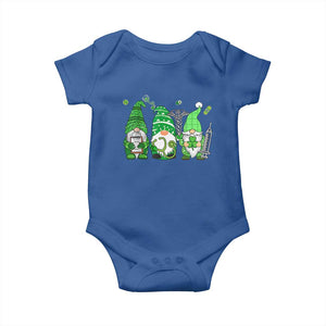 Nurse St Patricks Day Baby Onesie Lucky Shamrock Leopard Gnomes Irish Nurses TS10 Royal Blue Print Your Wear