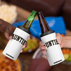 Auntie 4 in 1 Can Cooler Tumbler Retro Varsity New Aunt Letter Print TS10 Print Your Wear