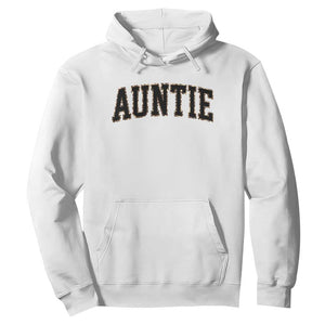 Auntie Hoodie Retro Varsity New Aunt Letter Print TS10 White Print Your Wear