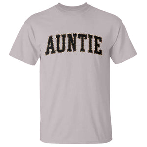 Auntie T Shirt Retro Varsity New Aunt Letter Print TS10 Ice Gray Print Your Wear