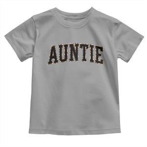 Auntie Toddler T Shirt Retro Varsity New Aunt Letter Print TS10 Sport Gray Print Your Wear