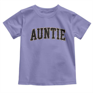 Auntie Toddler T Shirt Retro Varsity New Aunt Letter Print TS10 Violet Print Your Wear
