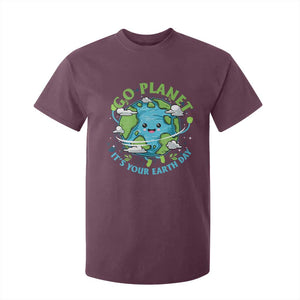 Earth Day T Shirt For Kid Save the Planet 2025 TS10 Maroon Print Your Wear