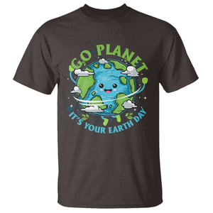 Earth Day T Shirt Save the Planet 2025 TS10 Dark Chocolate Print Your Wear