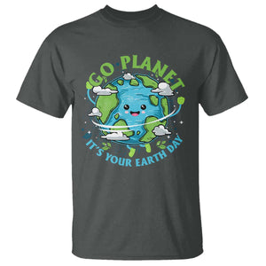 Earth Day T Shirt Save the Planet 2025 TS10 Dark Heather Print Your Wear