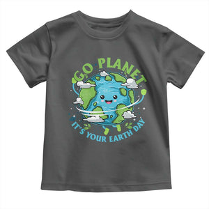 Earth Day Toddler T Shirt Save the Planet 2025 TS10 Dark Heather Print Your Wear