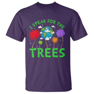 I Speak For Trees Planet Save Earth Day T Shirt TS10 Purple Print Your Wear