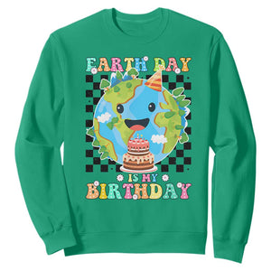 Earth Day Birthday Sweatshirt Its My Birthday April 22 TS10 Irish Green Print Your Wear