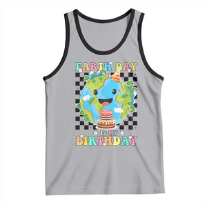 Earth Day Birthday Tank Top Its My Birthday April 22 TS10 Athletic Heather Black Print Your Wear