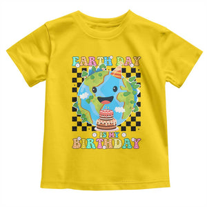 Earth Day Birthday Toddler T Shirt Its My Birthday April 22 TS10 Daisy Print Your Wear