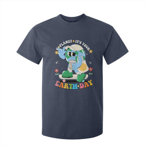 Earth Day T Shirt For Kid Cute Go Planet Its Your Earthday Groovy TS10 Navy Print Your Wear