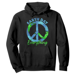 Piece Everyday Earth Day Hoodie Peace Sign Positive Vibes TS10 Black Print Your Wear