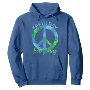 Piece Everyday Earth Day Hoodie Peace Sign Positive Vibes TS10 Royal Blue Print Your Wear