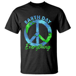 Piece Everyday Earth Day T Shirt Peace Sign Positive Vibes TS10 Black Print Your Wear