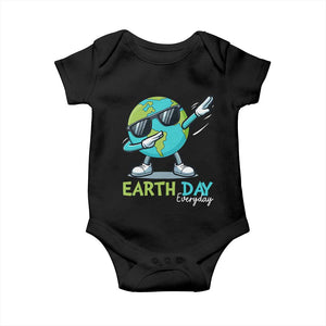 Dabbing Earth Day Baby Onesie Everyday Positive Vibes Nature Lover Gifts TS10 Black Print Your Wear