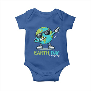 Dabbing Earth Day Baby Onesie Everyday Positive Vibes Nature Lover Gifts TS10 Royal Blue Print Your Wear
