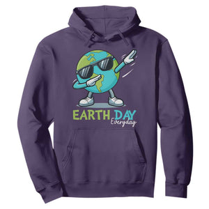 Dabbing Earth Day Hoodie Everyday Positive Vibes Nature Lover Gifts TS10 Purple Print Your Wear