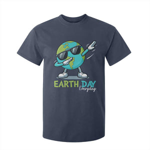 Dabbing Earth Day T Shirt For Kid Everyday Positive Vibes Nature Lover Gifts TS10 Navy Print Your Wear