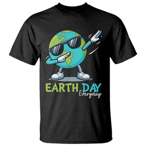 Dabbing Earth Day T Shirt Everyday Positive Vibes Nature Lover Gifts TS10 Black Print Your Wear