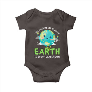 Earth Day Teachers Baby Onesie Funny Classroom TS10 Dark Chocolate Print Your Wear