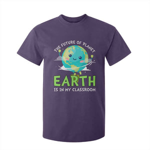 Earth Day Teachers T Shirt For Kid Funny Classroom TS10 Purple Print Your Wear