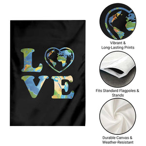 Earth Day Garden Flag Heart Environmental Nature Recycling Lovers TS10 Print Your Wear
