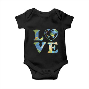 Earth Day Baby Onesie Heart Environmental Nature Recycling Lovers TS10 Black Print Your Wear