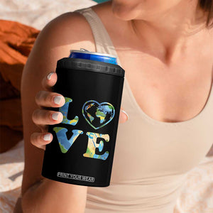 Earth Day 4 in 1 Can Cooler Tumbler Heart Environmental Nature Recycling Lovers TS10 Print Your Wear