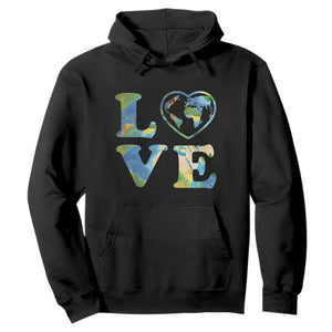 Earth Day Hoodie Heart Environmental Nature Recycling Lovers TS10 Black Print Your Wear