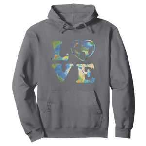 Earth Day Hoodie Heart Environmental Nature Recycling Lovers TS10 Charcoal Print Your Wear