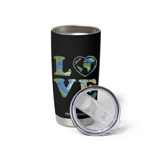 Earth Day Tumbler Cup Heart Environmental Nature Recycling Lovers TS10 Print Your Wear