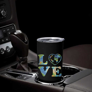Earth Day Tumbler Cup Heart Environmental Nature Recycling Lovers TS10 Print Your Wear
