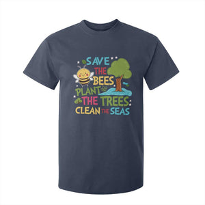 Earth Day T Shirt For Kid Funny Awesome Environmental Nature Recycling TS10 Navy Print Your Wear