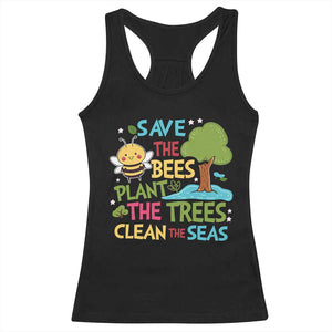 Earth Day Racerback Tank Top Funny Awesome Environmental Nature Recycling TS10 Black Print Your Wear
