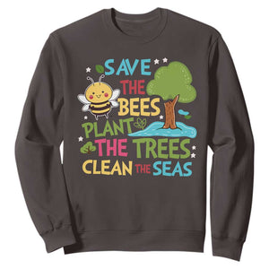 Earth Day Sweatshirt Funny Awesome Environmental Nature Recycling TS10 Dark Chocolate Print Your Wear
