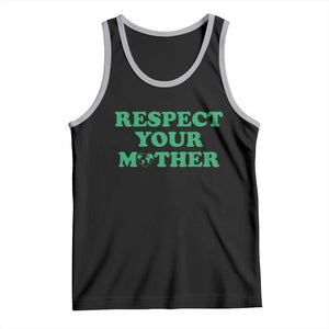 Earth Day Tank Top Respect Your Mother Environmental Recycling TS10 Black Athletic Heather Print Your Wear