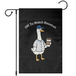 Funny Baseball Mom Goose Garden Flag Funny Sports Game Day TS10 Black Print Your Wear