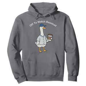 Funny Baseball Mom Goose Hoodie Funny Sports Game Day TS10 Charcoal Print Your Wear