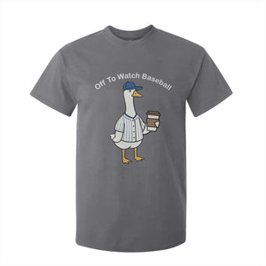 Funny Baseball Mom Goose T Shirt For Kid Funny Sports Game Day TS10 Charcoal Print Your Wear