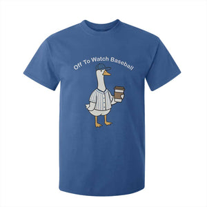 Funny Baseball Mom Goose T Shirt For Kid Funny Sports Game Day TS10 Royal Blue Print Your Wear