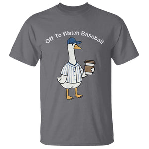 Funny Baseball Mom Goose T Shirt Funny Sports Game Day TS10 Charcoal Print Your Wear