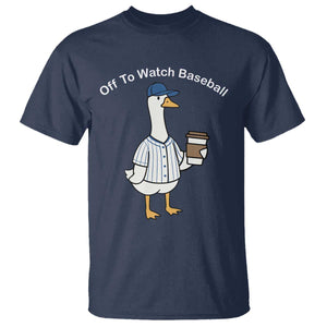 Funny Baseball Mom Goose T Shirt Funny Sports Game Day TS10 Navy Print Your Wear